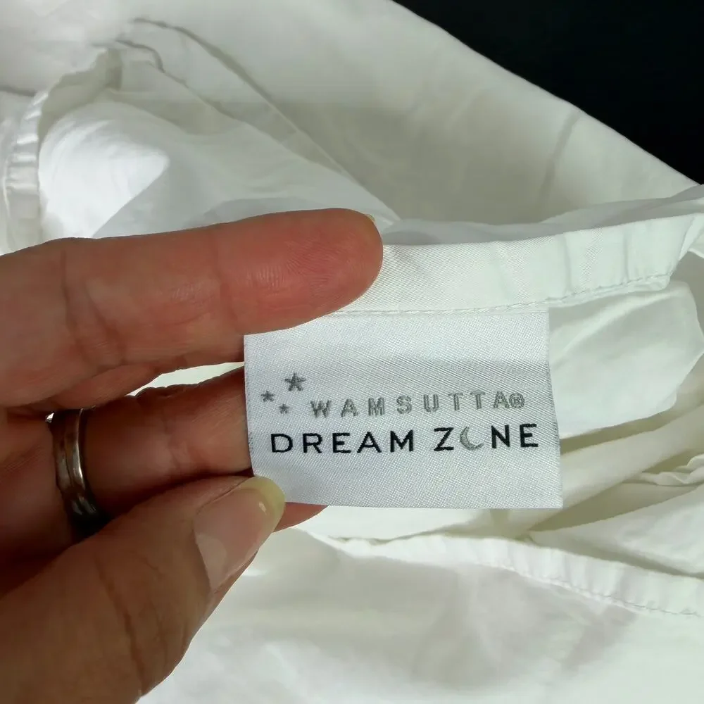 Wamsutta Dream Zone King Pillow Case 100% Cotton, 51cm x 91cm, withe, luxurious